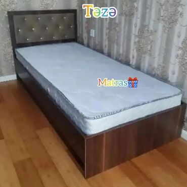 Çarpayılar: Yeni, Təknəfərlik çarpayı, Bazasız, Matras ilə, Siyirməsiz, Azərbaycan — 25