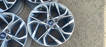 5 110: Литые Диски R 17 Hyundai, Комплект, отверстий - 5, Б/у — 4