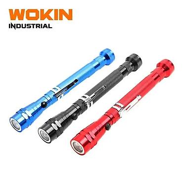 su dalgasi: WOKIN 3 LED-li Teleskopik Fənər (17–55.6 sm) WOKIN brendinin — 1