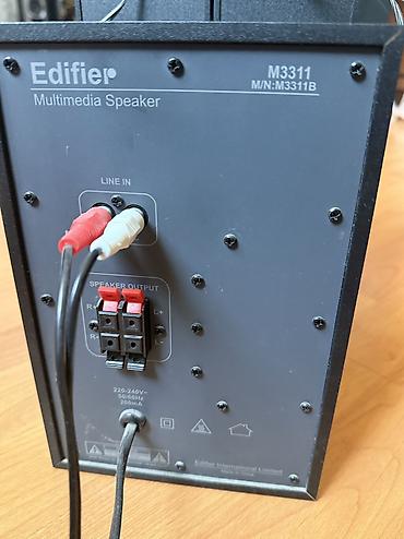 kalonka ev: Edifier M3311 (M3311B) 2.1 multimedia akustik sistemi - Komplekt: 1 — 2