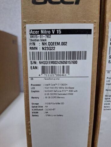 Acer: Yeni Acer Nitro, 15.6 ", Intel Core i7, 1 TB, Ünvandan götürmə, Pulsuz çatdırılma, Ödənişli çatdırılma -da lalafo.az — 12 Acer: Yeni Acer Nitro, 15.6 ", Intel Core i7, 1 TB, Ünvandan götürmə, Pulsuz çatdırılma, Ödənişli çatdırılma — 12