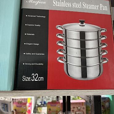 поровой: Пароварка из нержавеющей стали (Stainless steel Steamer Pan) - — 4