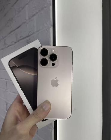 IPhone 16 Pro, 256 GB, Desert Titanium, Zəmanət, Sənədlərlə