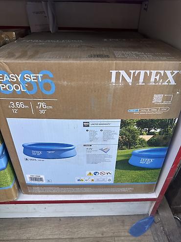 Бассейны: Надувной бассейн Intex Easy Set - Формат: круглый, семейный. - — 9