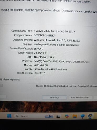 Lenovo: İşlənmiş Lenovo ThinkPad, 14 ", Intel Core i5, 256 GB, Ünvandan götürmə, Pulsuz çatdırılma, Ödənişli çatdırılma -da lalafo.az — 6 Lenovo: İşlənmiş Lenovo ThinkPad, 14 ", Intel Core i5, 256 GB, Ünvandan götürmə, Pulsuz çatdırılma, Ödənişli çatdırılma — 6