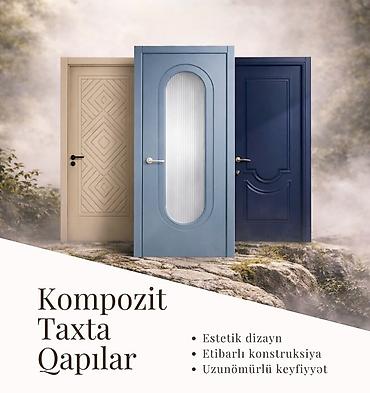 santi 10: Kompozit taxta qapılar - Estetik dizayn: Klassik və modern üslublu — 1