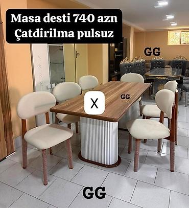 Masa dəsti – 740 AZN Çatdırılma pulsuz Təsvir: - Dördkünc yemək