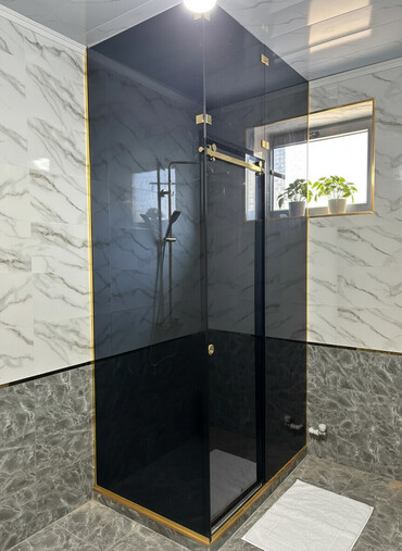 Душевые кабины: Душевые кабины стеклянное ограждение стеклянные двери под ваши размеры — 1