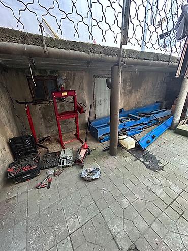 Avtoservis avadanlıqları: Avto-servis üçün avadanlıq komplekti Tərkib: - Hidravlik press — 1