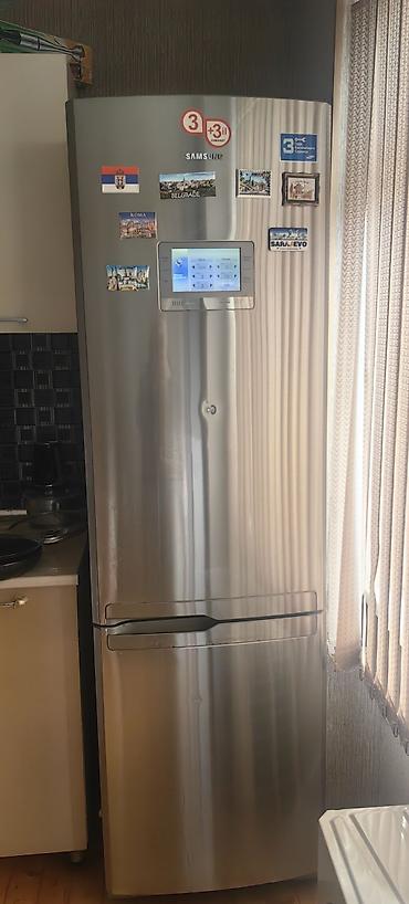 dispenser satilir: İşlənmiş 2 qapılı Samsung Soyuducu Satılır, rəng - Gümüşü, Dispenserli — 5