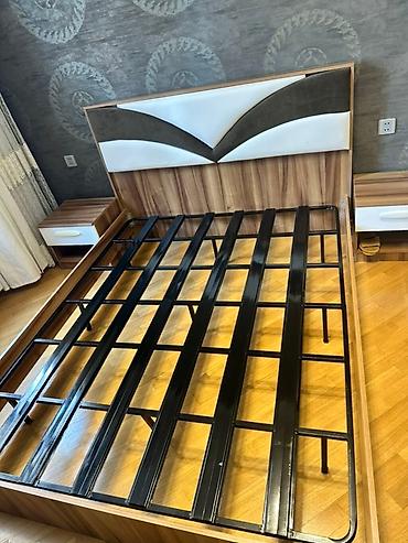 Mebel: İkinəfərlik çarpayı, 2 tumba, Tumba, Dolab, Azərbaycan, İşlənmiş — 8