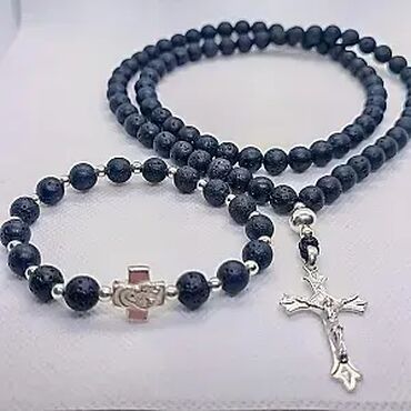 Ogrlice: Lančić, Handmade, Materijal: Kristal, Perlice, Srebro — 19