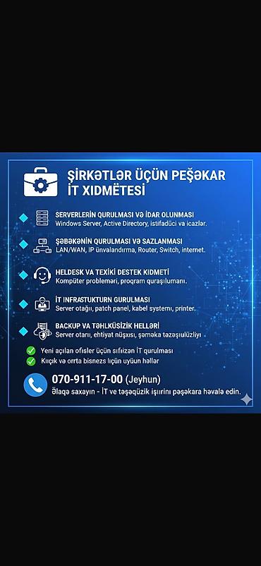 it mikro: 💼 Professional IT Services for Companies 🔹 Server installation and — 1