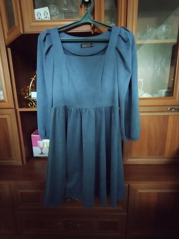 обтягивающие платье: Вечернее платье, Велюр, С рукавами, M (EU 38)