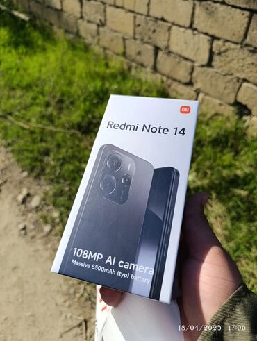 телефон fly fs522 cirrus 14: Xiaomi Redmi Note 14, 256 ГБ, цвет - Черный, 
 Гарантия, Отпечаток пальца, Две SIM карты