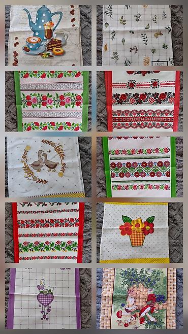 Kuhinjski tekstil: Kuhinjske krpe sa štampom – razni dekorativni motivi - Materijal — 4