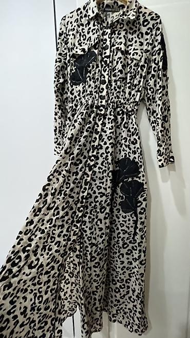 Повседневные платья: Платье-рубашка Clothe - Длина: макси - Цвет: графитовый/черный с — 14