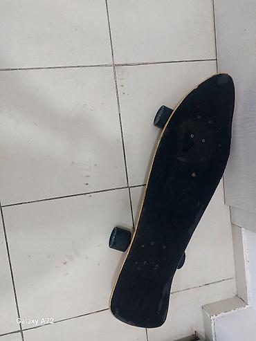 longboard: Skateboard (kreuz/longboard tərzində) - Taxta gövdə: çoxqatlı ağac — 5