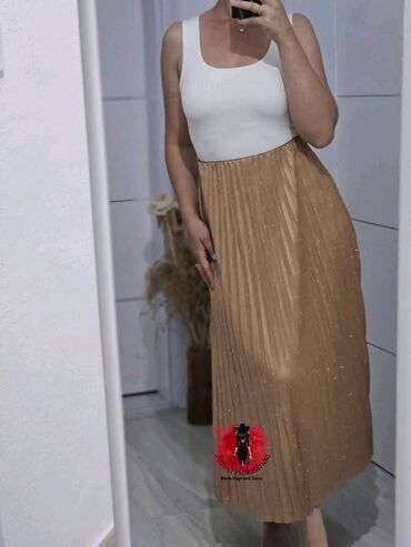 Suknje: One size, Midi, bоја - Crna — 9