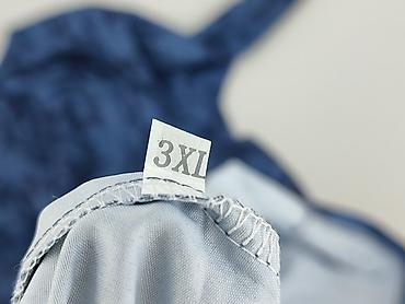 granatowa: Sukienka damska, rozmiar 3XL — 5
