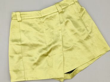 damskie materiałowe spodnie szare: Shorts for women, Bershka, L (EU 40)