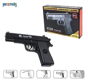 pistol: 🔥 Игрушечный пистолет M-1935 (Airsoft Gun) с пластиковыми пульками 🔥 — 1
