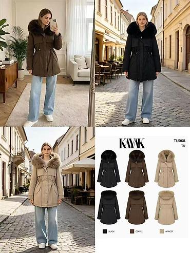 terrex 39: KAYAK ženska parka TU068 - Elegantna zimska parka sa velikom — 1
