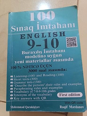 2 dollar aliram: Məhsul: “100 Sınaq İmtahanı – English 9-10” hazırlıq kitabı — 1