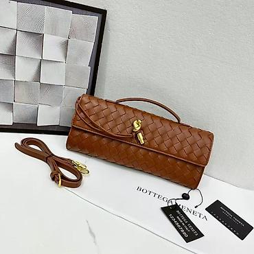 watt pro: Bottega Veneta toxuma dizaynlı çanta - Material: hamar, toxuma — 3