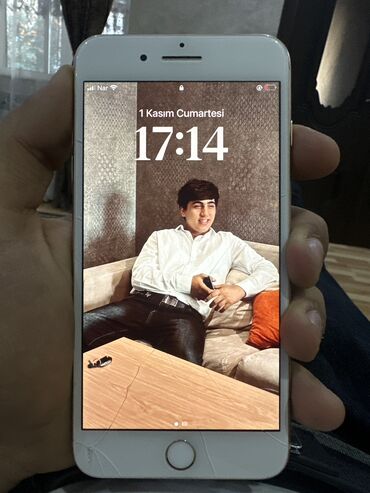 ıphone 13 ikinci el: IPhone 8 Plus, 64 GB, Rose Gold, Zəmanət, Barmaq izi, Simsiz şarj