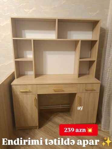 Masa və oturacaq dəstləri: Oğlan və qız üçün, Yeni, Yazı masası