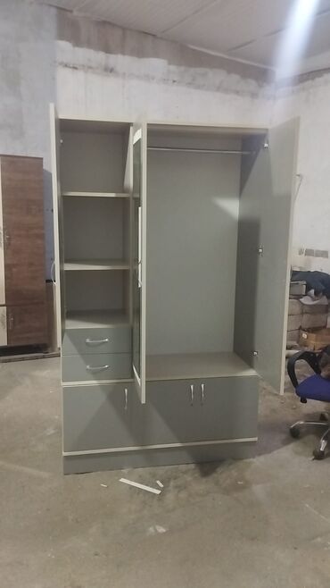 Dolablar: Yeni, Açılan, 3 qapılı Düz dolab, Qarderob, paltar dolabı, Azərbaycan — 18