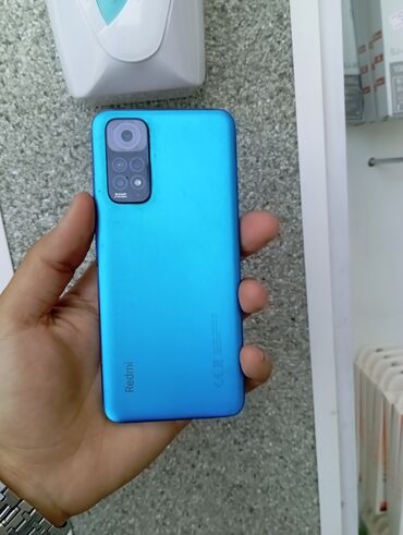 redmı not 8: Xiaomi Redmi Note 11, 128 GB, rəng - Göy, 
 Düyməli, Barmaq izi, İki sim kartlı