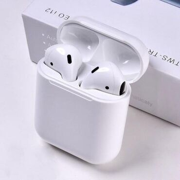 Qulaqlıqlar: Yeni Airpods ag rengde ses effektli gozel gorunuslu mini. Korogluya