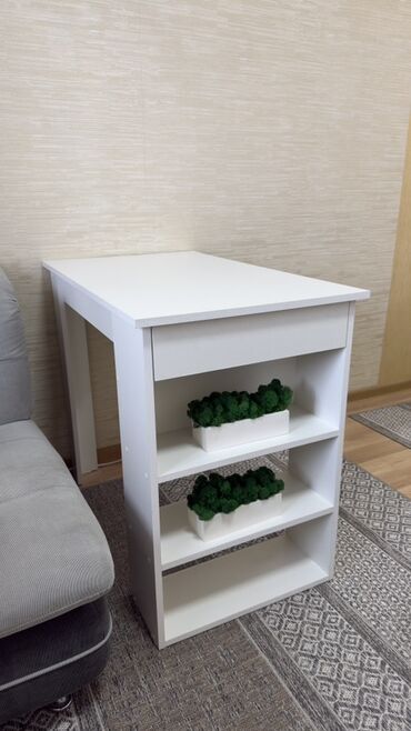 тумбы бу: Кухонный стол, Б/у, Прямоугольный, Нераскладной