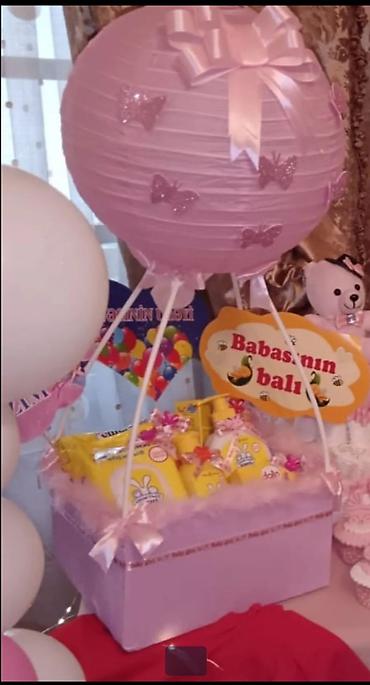 ad gunu samlari: Yeni doğulmuş körpələr üçün hədiyyə səbəti – “Babasının balı” temalı — 1