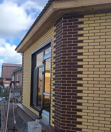 Фасадные сэндвич панели: "Кирпич" термопанель / 3см / 5см ▶ Үйгө, офиске, мейманканага — 7