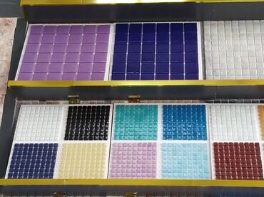 fayl nədir: Mozaik kafel panelləri – rəngli dekorativ örtüklər - Ölçü: kvadrat