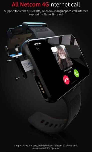 Smart satovi: Smart sat/telefon 4G - APPLLPMAX - 4/64GB- 2 kamere- OS9 Novi — 4