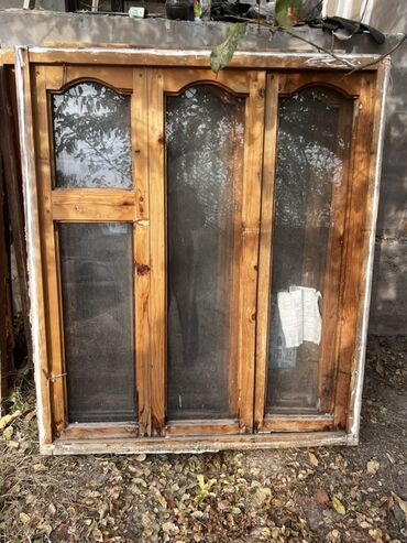 шкаф для обуви в прихожую: Деревянные оконные рамы с остеклением - Материал: массив древесины