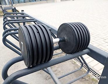 Ştanqlar və ştanq diskləri: Ştanq, Çəki: 10 kq, Yeni — 25