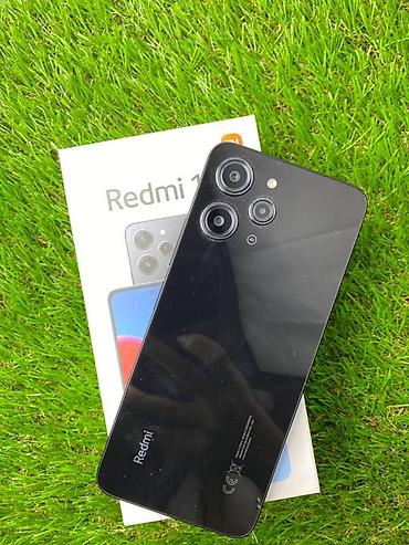 Redmi, Redmi 12, Б/у, 128 ГБ, цвет - Черный, 2 SIM