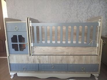 körpü mebel: Çoxfunksiyalı uşaq beşiyi və komod-bölməli modul - Material — 3