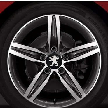 Другие аксессуары для шин, дисков и колес: Эмблема, наклейки на автомобильное колесо для Peugeot. 4 шт