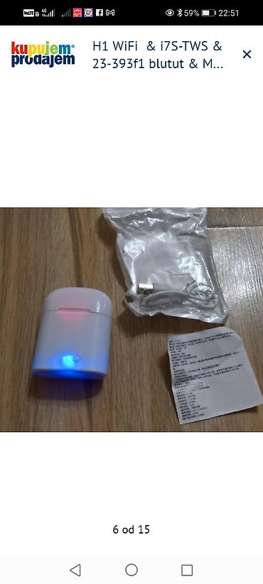 uradi sam usisivaci: Bežične Bluetooth slušalice i7S TWS sa punjač-kutijom - Model: i7S — 1