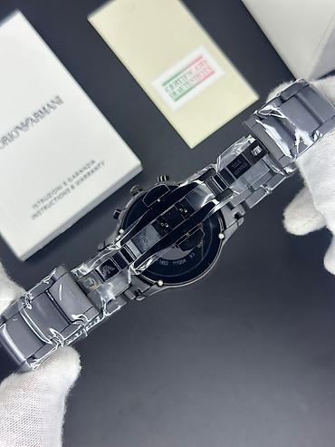 Наручные часы: Новый, Наручные часы, Emporio Armani, цвет - Черный — 6