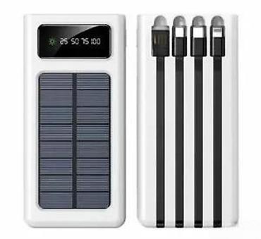 maxi staklene case: KLGO KP-97 Solarna baterija 10000mAh bela NOVO. Opis proizvoda — 9
