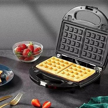Вафельницы: Мультипекарь SOKANY 7 в 1 (модель SK-907) Комплект для быстрого — 6