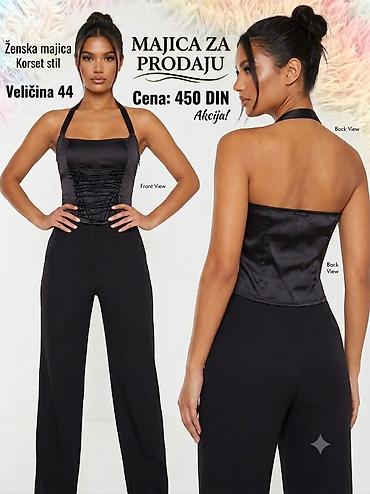 sinsay vrbas: Ženska majica, korset stil – veličina 44. - Model sa halter trakama i — 1
