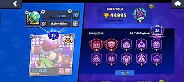 Profillər, şvellerlər: Brawl Stars hesabı – yüksək səviyyəli profil - Kupa sayı: 44 995 — 1
